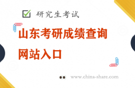 山东考研成绩查询网站入口