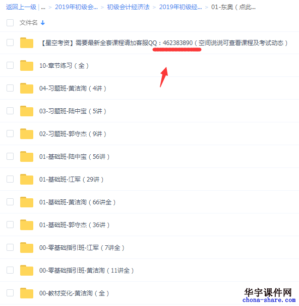 2019初中高级会计师视频课程百度网盘教材资料下载