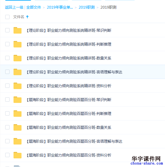 2019事业单位编制视频课程百度云网盘