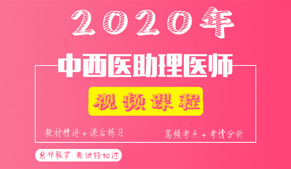 2020中西医助理医师考试视频课程百度云网盘资源下载