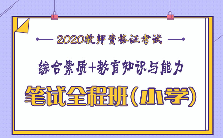 2020年小学教师资格证教学视频课程百度云网盘