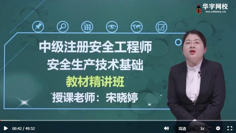 中级注册安全工程师云盘2021年视频课件电子资料下载