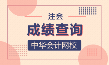 2020重庆注册会计师成绩查询时间宣布！