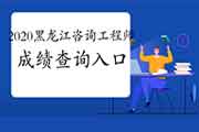 2020年黑龙江咨询工程师成绩查询入口：中国人事考试网