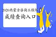 2020年内蒙古咨询工程师成绩查询入口：中国人事考试网