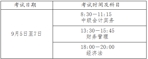 2020年浙江金华初级会计职称考试准考证打印时间8月20日-9月11日