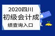 2020年四川初级会计考试成绩查询入口正式开通 2020年四川初级会计考试成绩查询入口正式开通
