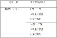 2021年海南省初级会计职称报名日程安排及相关事项的通告