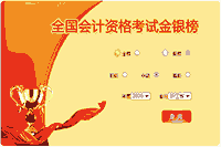 2020年度浙江中级会计考试银榜查询入口