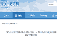 2020年武汉市中级会计职称报名信息过错修正改正接受处理时间8月24日-9月1日