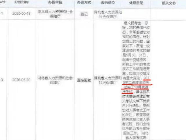 2020年二级建造师考试时间明确：10月尾举行！