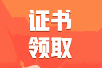 浙江省2020年初级会计证书领取时间是啥时候啊？