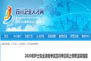 2020年四川护士执业资格考试互联网线上缴费舒适提示