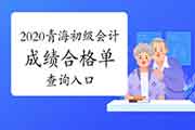 2020年轻海初级会计职称考试成绩合格单查询入口