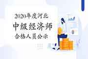 2020年度河北中级经济师考试合格人员公示2021年1月4日至14日止 2020年度河北中级经济师考试合格人员公示2021年1月4日至14日止
