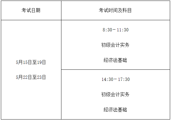 2021年河北廊坊初级会计考试准考证打印时间为5月10日启动