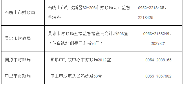 2020年宁夏初级会计职称证书领取的通告(时间1月11日-3月15日)