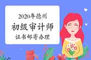 2020年德州初级审计师证书邮寄办理2021年1月18日开始 2020年德州初级审计师证书邮寄办理2021年1月18日开始