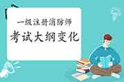 2021年一级注册消防工程师考试的考试大纲会变吗?