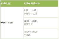 对于2021年安徽省中级会计职称考试考务日程安排及相关事项的通告