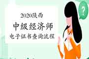 2020陕西中级经济师电子证书查询流程 2020陕西中级经济师电子证书查询流程