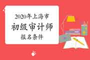 2020年上海市初级审计师报名条件预计