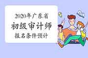 2020年广东省初级审计师报名条件预计 2020年广东省初级审计师报名条件预计