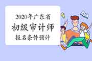 2020年广东省初级审计师报名条件预计