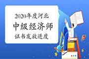 2020年度河北中级经济师证书发放进度一览表 2020年度河北中级经济师证书发放进度一览表