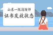 2020年山东一级消防工程师考试证书发放状态 2020年山东一级消防工程师考试证书发放状态