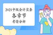 2021年中级会计职称《中级会计实务》各章节考情份析 2021年中级会计职称《中级会计实务》各章节考情份析