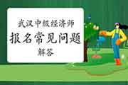 武汉中级经济师报名常见问题解答 武汉中级经济师报名常见问题解答