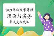 2021年初级审计师《审计理论与实务》考试大纲已发布 2021年初级审计师《审计理论与实务》考试大纲已发布