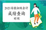 2021年安徽初级会计考试考试成绩查询时间6月15日前宣布