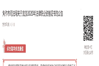 2020年河南焦作法律职业资格(司法考试)考试的合格证书领取通告