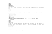 2018上半湖南教师资格初中英语学科知识与教学能力真题试卷及答案解析 2018上半湖南教师资格初中英语学科知识与教学能力真题试卷及答案解析