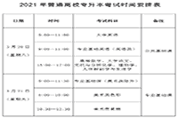 2021年各省专升本考试时间 2021年各省专升本考试时间