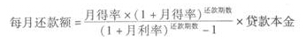 2021年6月初级银行《自己个人存款》考试真题试卷考点：还款方法