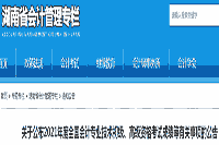 2021年湖南初级会计专业技术资格考试成绩6月30日前查询明细分值