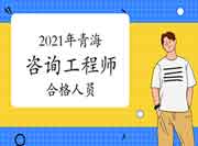 青海省人事考试网发布2021年咨询工程师成绩合格人员公示名单